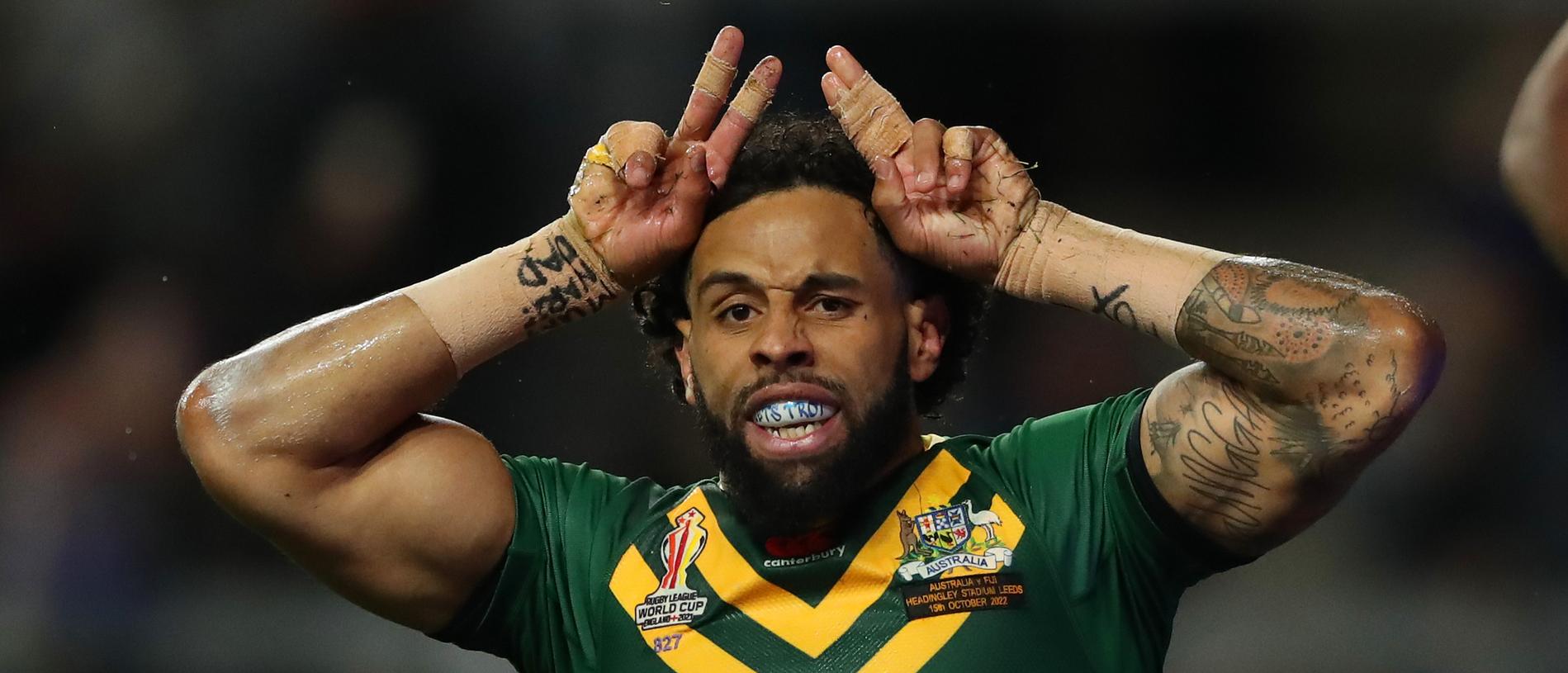 Rugby League World Cup 2022, Australia vs Fiji, Kangaroos, live blog, stream, videos, NRL, Josh Addo-Carr, Harry Grant