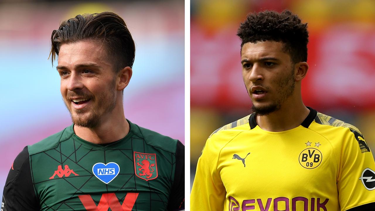 Epl 2020 Transfer News Rumours Gossip Manchester United Jadon Sancho Jack Grealish Arsenal Aubameyang Transfers