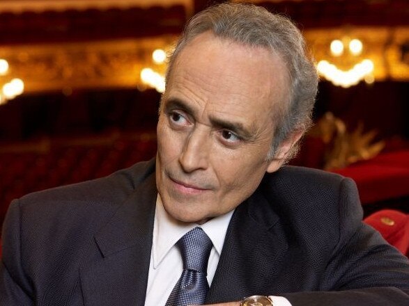 World famous tenor Jose Carreras will tour Australia with Placido DOmingo. Picture: Supplied.