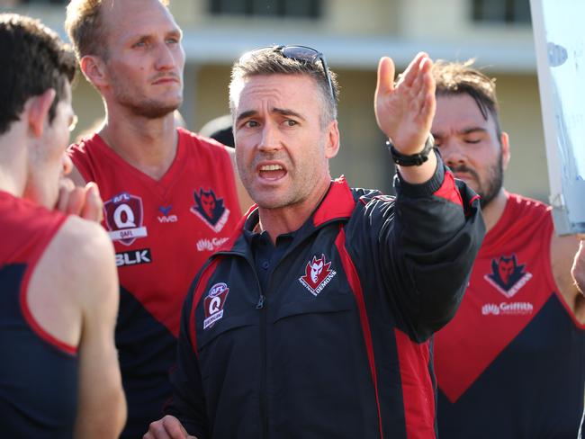 QAFL, Surfers Paradise v Palm Beach-Currumbin. Surfers Coach Brad Moore .Picture Mike Batterham