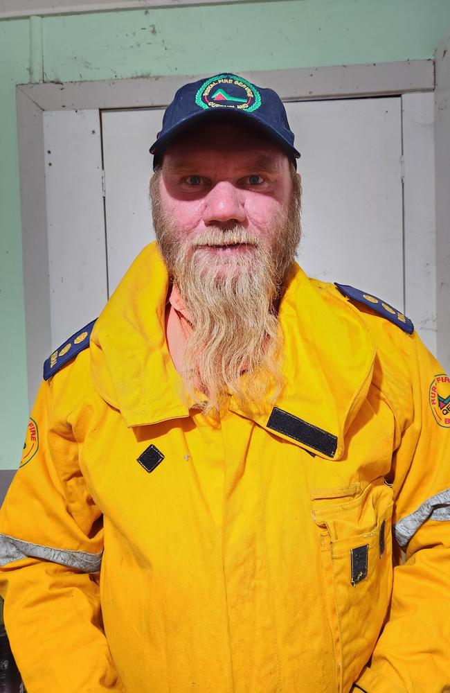 Rural Fire Service officer Mark Tysoe. Picture: Contributed