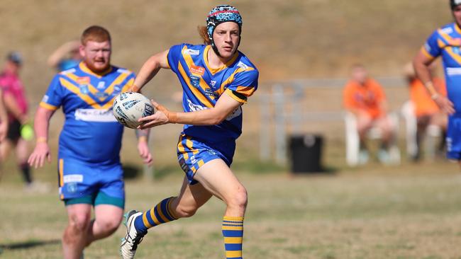 Tyrone Tsagalias for Campbelltown City. Picture: Steve Montgomery