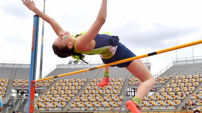 QGSSSA private schoolgirl track and field championship. Thursday September 15, 2022. Picture, John Gass