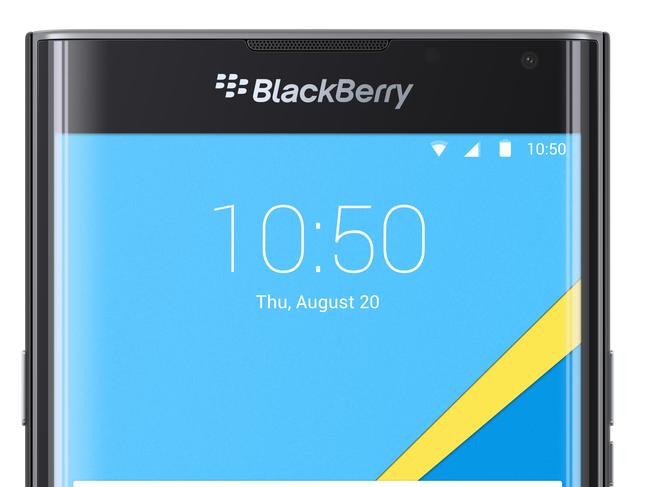 BlackBerry's first Android smartphone - BlackBerry Priv. 'Priv' stands for privacy and privilege.