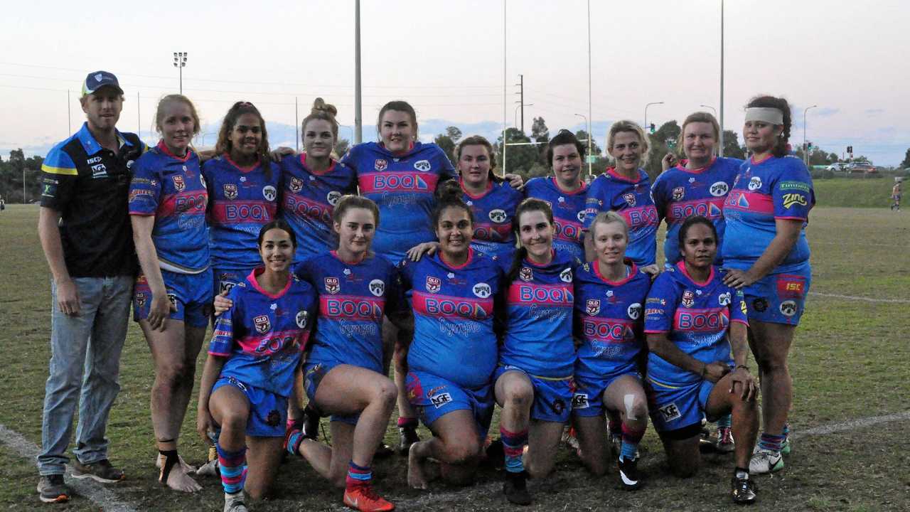 Devils take out the minor premiership. L-R Troy Carlson (coach), Lucy Vella, Belita Gadd, Caitlin Sing, Tiana O'Sullivan, Elisha Young, Lorrie Cahill, Cindy Noffke, Lisa Rozynski, Siehanna Mickelo.  Front row - Amelia Terare, Taylor Jardine, Madeline Blair, Joelene Scott, Ann Cleary and Ellen Mosby. Absent - Peta Dray, Sophia Fisher, Caitlin Urwin, Jemma Lee, Kym Waugh, Tania Clem, Teagan Webster.