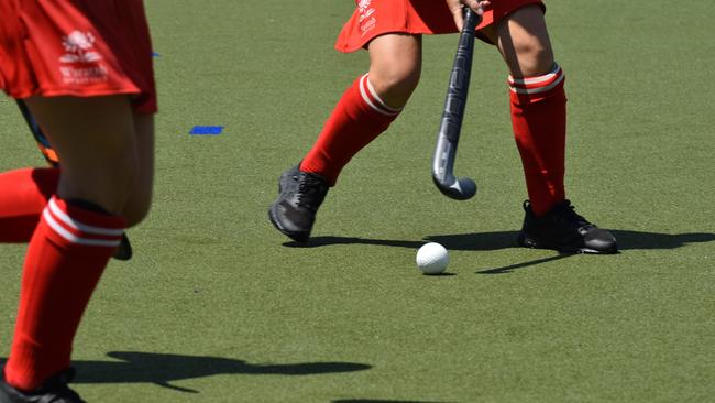 Photos from Darwin B-grade hockey grand final day. Picture: Darcy Jennings.