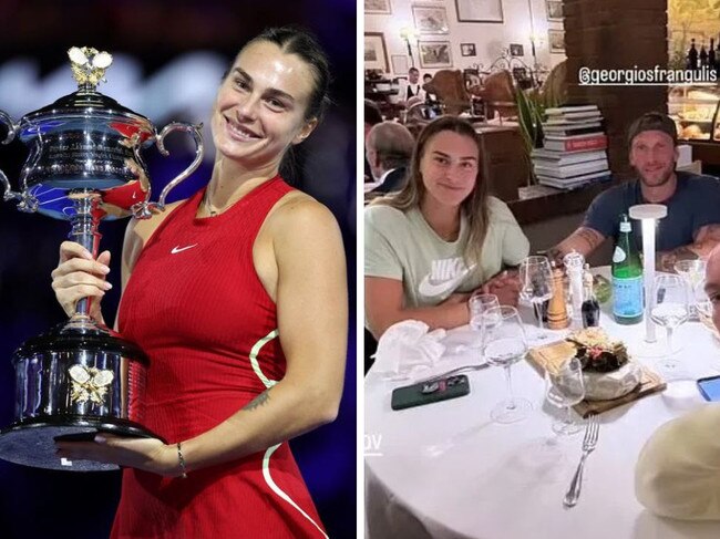 Aryna Sabalenka appeared to go public with her new boyfriend.