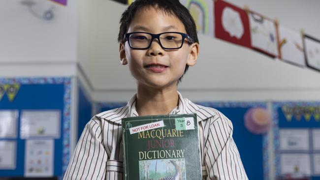 William Peters, spelling superstar from West Moreton Anglican College. Picture: Supplied