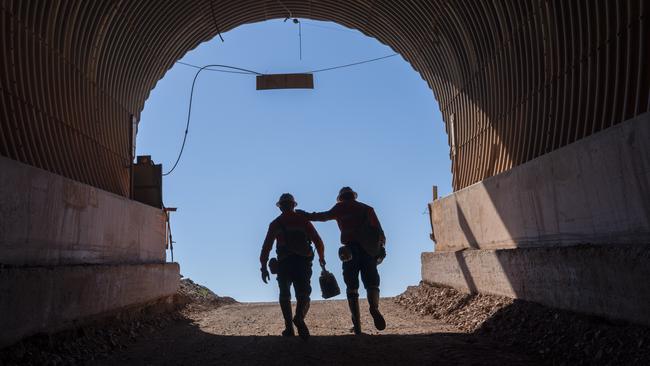 The last day of mining at the Argyle diamond mine on November 3, 2020. Picture: Rio Tinto