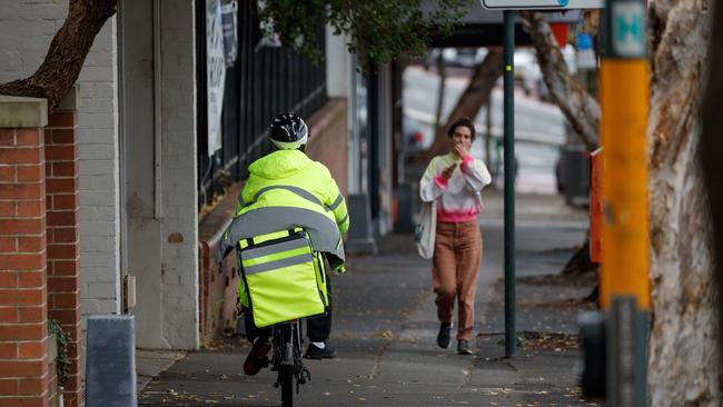 E-bike riders can be fined for driving on footpaths in NSW.