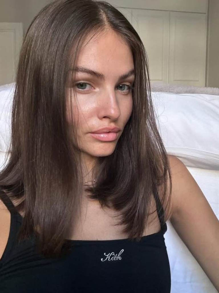 She’s now sporting long, dark locks. Picture: ThylaneBlondeau/Instagram