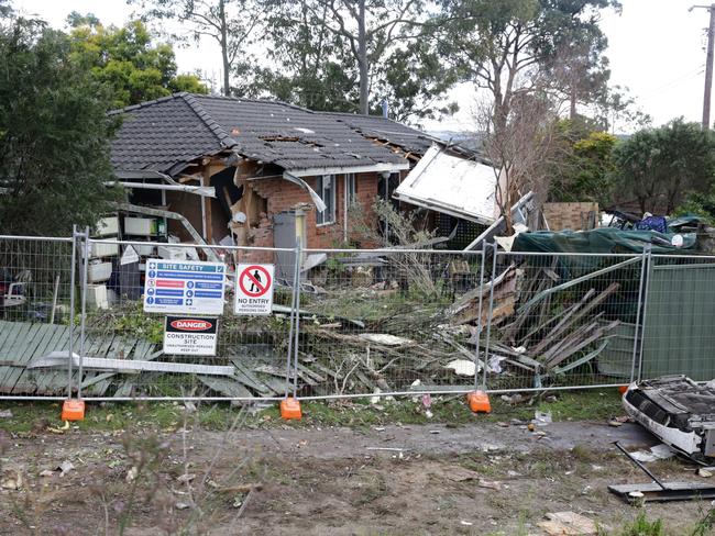 The house the following day. AAP Image / Mark Scott