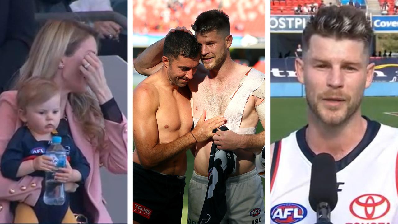 Bryce Gibbs was given the perfect send-off.