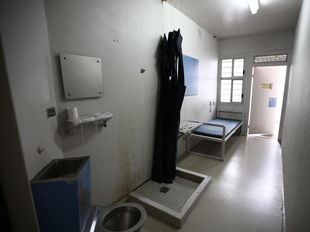 An isolation cell at Silverwater Correction Centre. Picture: Tim Hunter