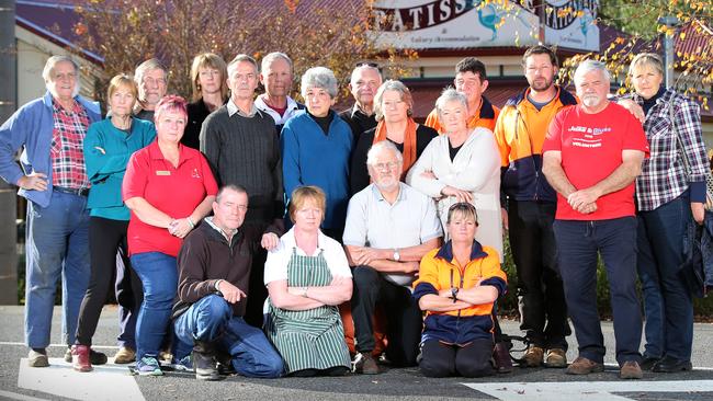 Marysville residents are angry at the government-backed takeover. Picture: Alex Coppel