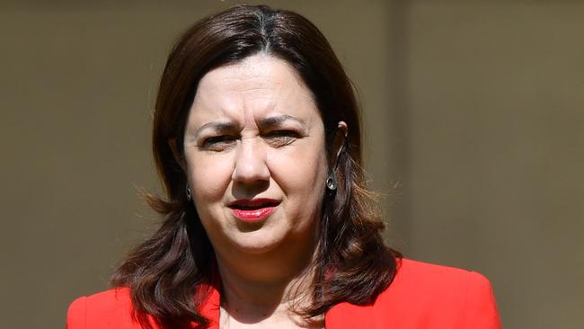 Premier Annastacia Palaszczuk called off Parliament this week so the eviction moratorium hasn’t been made law. Picture: AAP/Darren England