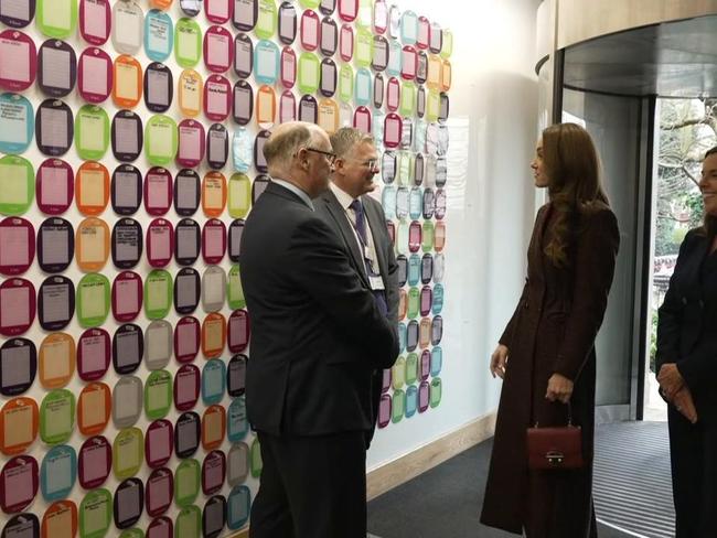 Princess of Wales arrives at The Royal Marsden Hospital