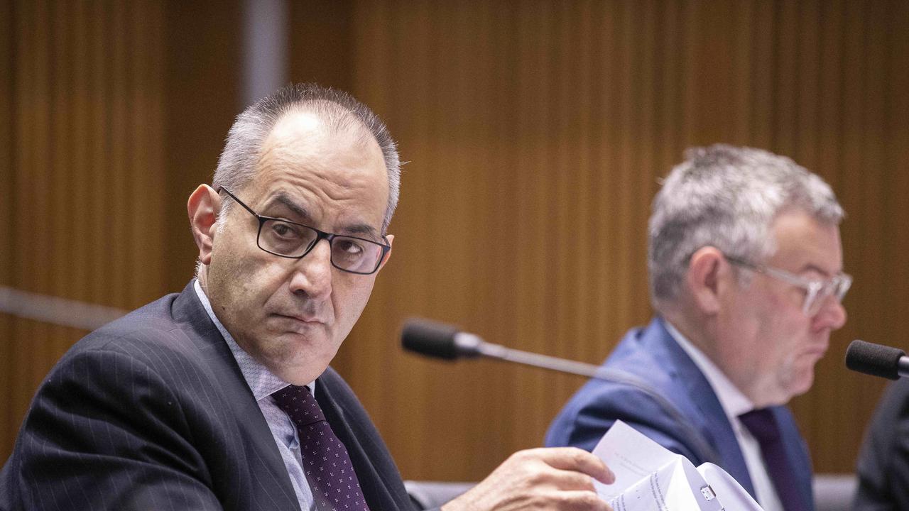 Home Affairs secretary Michael Pezzullo has been referred by his minister, Clare O’Neil, to the APS commissioner. Picture: NCA NewsWire / Gary Ramage