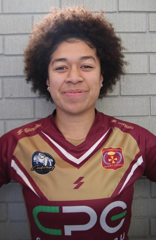 Nanise Vakacavu of St Christophers in the NSWRL Combined Metro Gold competition. Picture: Contributed