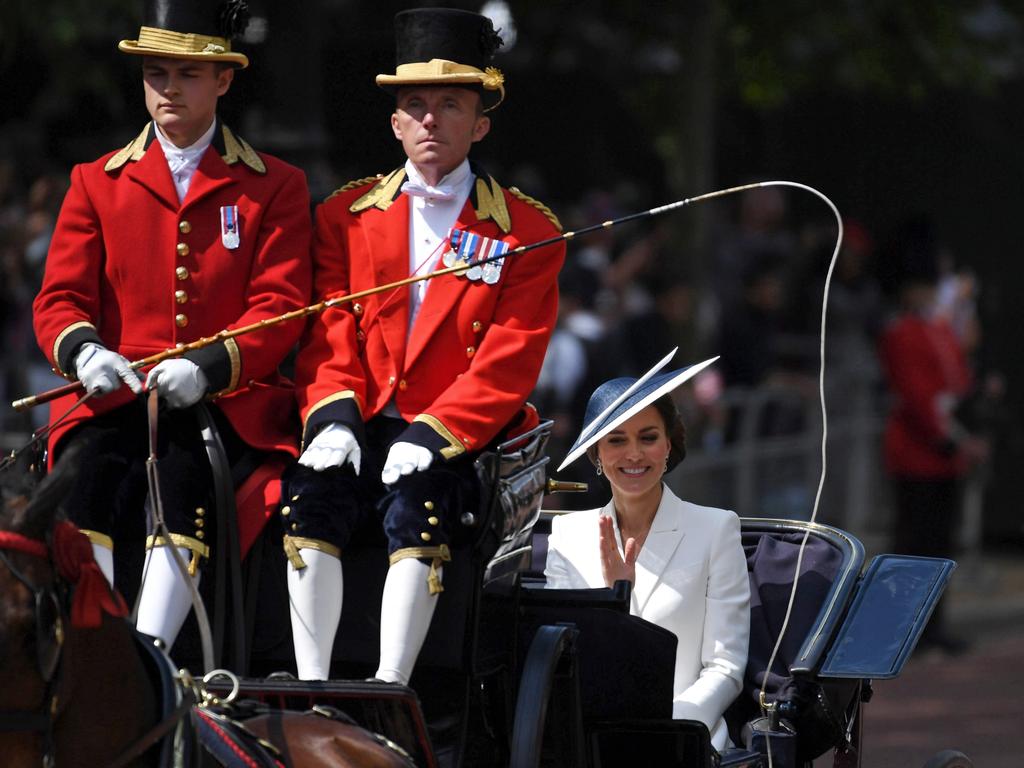 Kate Middleton was popular with the crowds. Picture: Getty Images