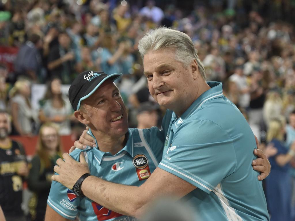 Tassie coach Scott Roth. Picture: Simon Sturzaker/Getty Images