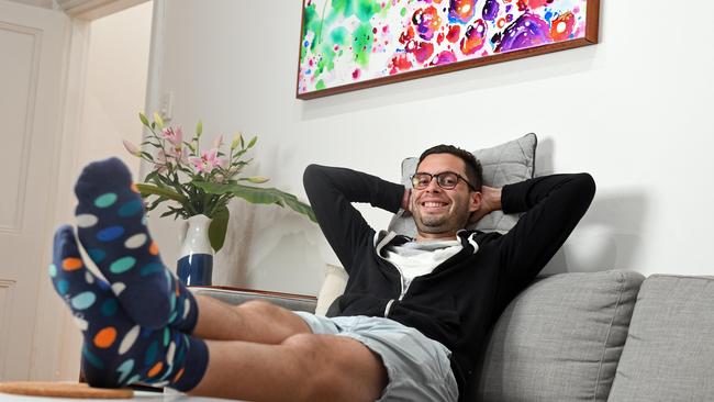 Sergio La Forgia rents out his Unley house on Airbnb. Picture: Tom Huntley