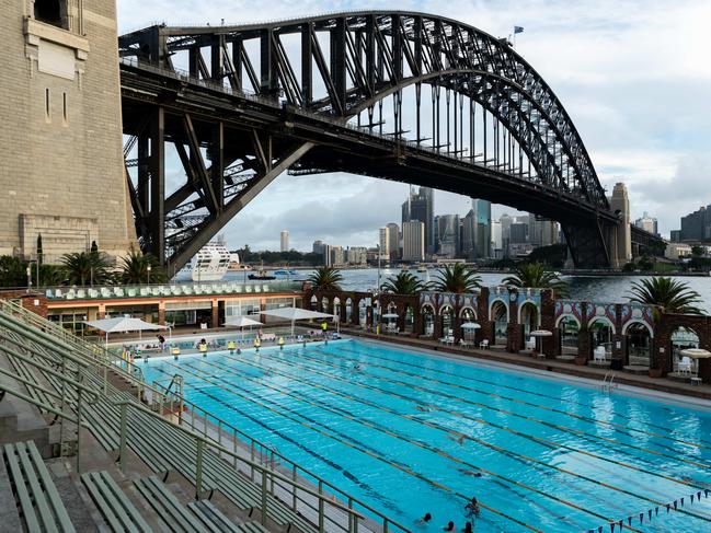 The landmark pool on Sydney Harbour. Picture: Monique Harmer/AAP Image