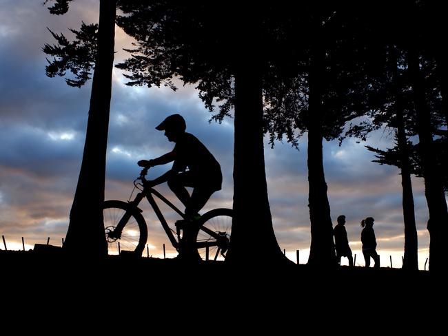 AUCKLAND, NEW ZEALAND - APRIL 03: People manage to get outside during the lockdown period to exercise in Totara Park on April 03, 2020 in Auckland, New Zealand. New Zealand was placed in complete lockdown and a state of national emergency was declared on Thursday 26 March to stop the spread of COVID-19 across the country.  Under the COVID-19 Alert Level Four restrictions, New Zealanders are not allowed to leave their homes unless for exercise in their local area, or to get essential supplies. Offices, schools and childcare centres have been closed, along with bars, restaurants, cinemas and playgrounds. Essential services remain open, including supermarkets and pharmacies. Lockdown measures are expected to remain in place for at least four weeks, with Prime Minister Jacinda Ardern warning New Zealanders of zero tolerance for people ignoring the restrictions, with police able to enforce them if required.  (Photo by Phil Walter/Getty Images)