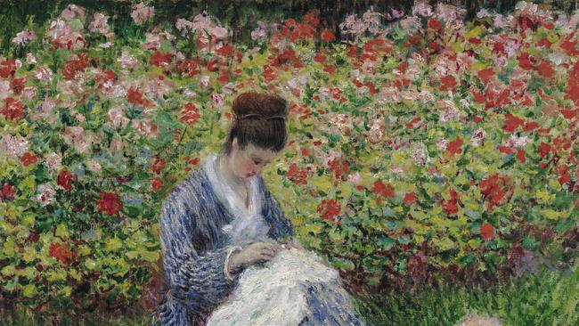 Claude Monet’s Camille Monet and a child in the artist's garden in Argenteuil 1875 oil on canvas 55.3 x 64.7cm. Image c/o Museum of Fine Arts, Boston