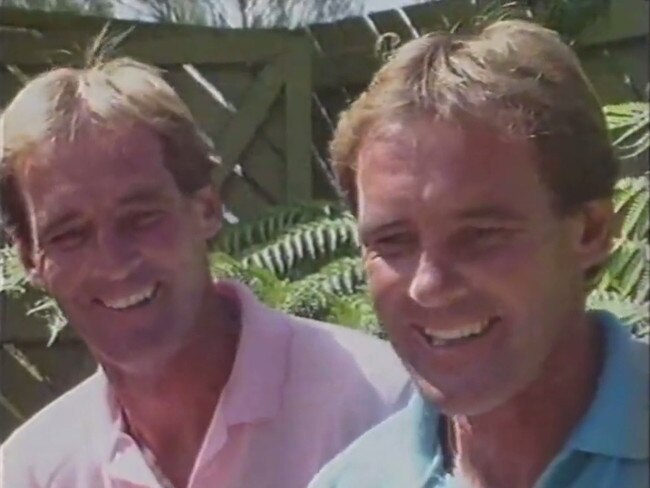 Paul (left) is Chris’ twin brother.