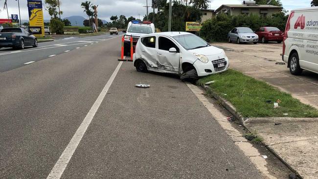 Mr Anderson's Toyota Pulsar was written off after a hit and run on February 26.