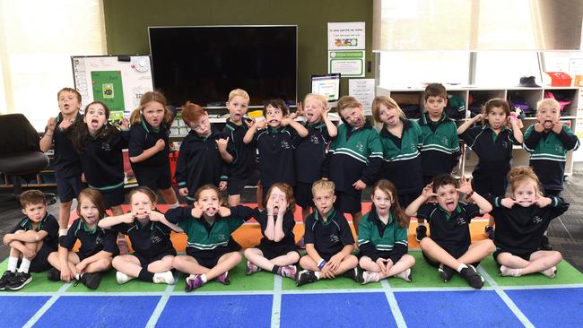 Holy Spirit PS Preps. Class AR Back Row L/R: Louis Dando, Alira Barbara, Minnie Lunn, Calvin Price, Xavier Scott, Edward Healy, Alexander Broom, Harriett Ward, Quinn Gamble, Gabriel Billic, Letti Najdovski, Thomas Kasper. Front Row L/R: Jackson Prendergest, OliviaTraczyk, Maggie Butcher, Olivia Wynack, Alex Rickard, Liam Unitt, Georgia Gore, Jimmy Slattery, Lexie Slattery.