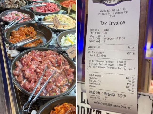 Cost of living sparks new eating out trend with rise of buffet dining. Picture: TikTok/