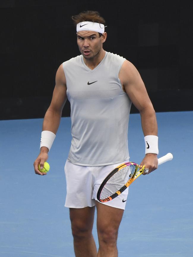 Spaniard Rafael Nadal is No 2 in the world. Picture: Naomi Jellicoe