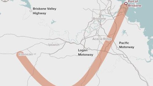 A dedicated freight route from the Port of Brisbane was first flagged in 2016.