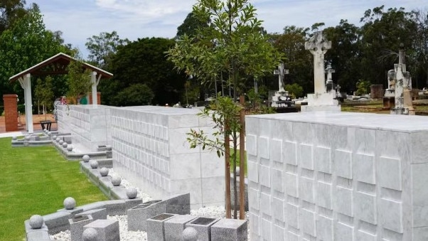Cleveland cemetery also has a modern style. Picture: Redland City Council