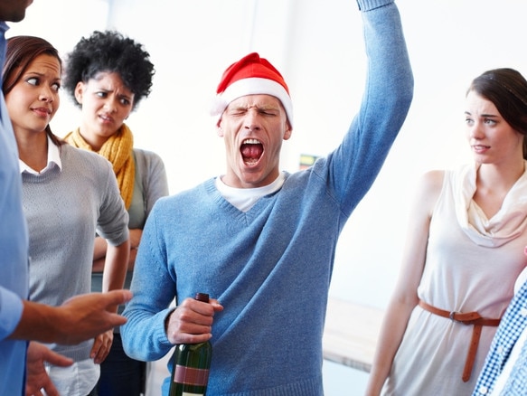 By February, the annual work Christmas party scandals had come and gone, with one particularly interesting example.