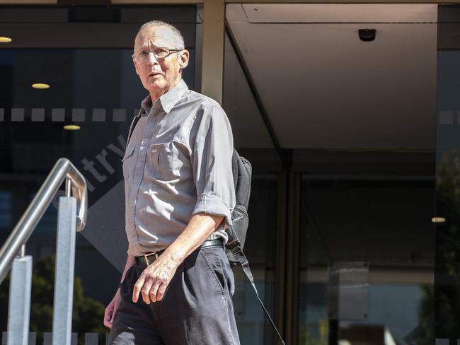 Nicolaas Bester leaves the Hobart Magistrates Court. Picture: Chris Kidd