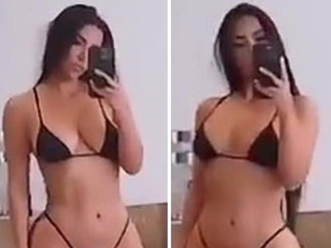 Kim K’s jaw-dropping micro G-string