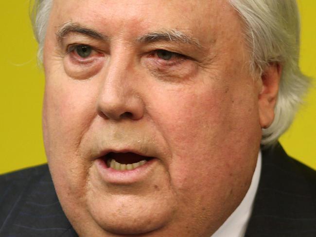 Palmer United Party leader Clive Palmer at the federal campaign launch in Brisbane. Pics Tara Croser.