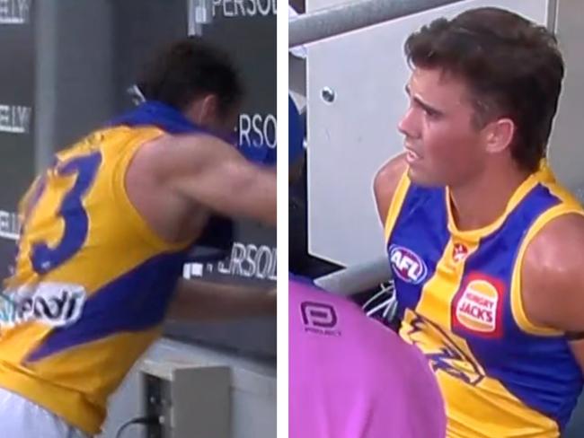 Three Eagles made their way to the bench with injury in the Western Derby.