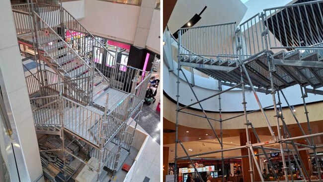 Shoppers blast “terrible” staircases at Westfield. Picture: Facebook