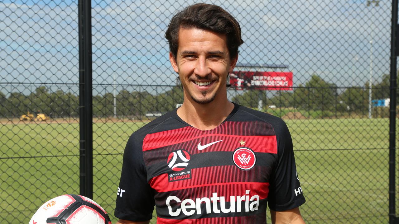 Danny Georgievski in Western Sydney Wanderers kit.