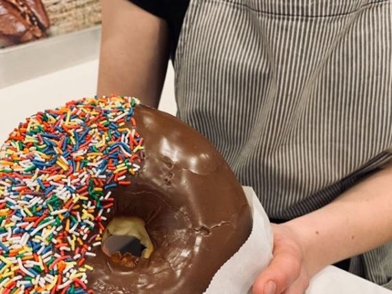 Lobethal Bakery - now that’s a big donut. Photo: Lobethal Bakery/Instagram