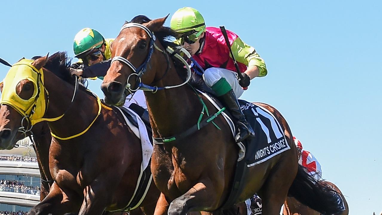 Melbourne Cup winner Knight's Choice missed the All-Star Mile with injury and will now return to Queensland. Picture: Reg Ryan/Racing Photos via Getty Images