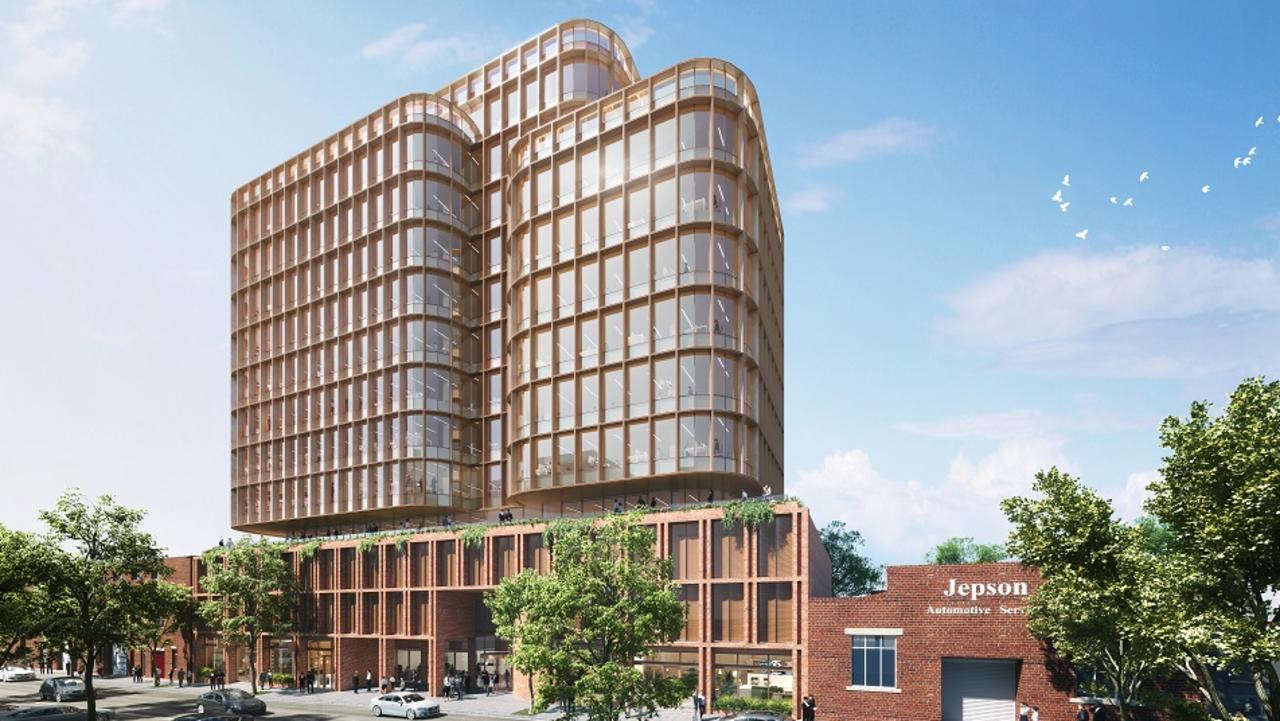 Artist impression of the proposed development at 10-18 Brougham St.