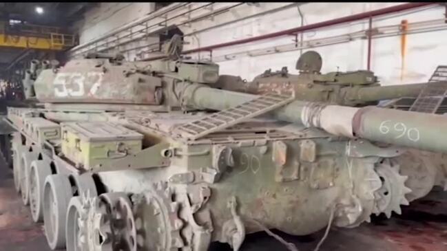 Putin modernising crumbling 60-year-old Soviet tanks