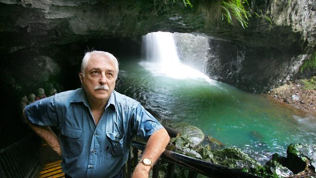 Glow worm caves in the Hinterland. Picture: Luke Marsden.