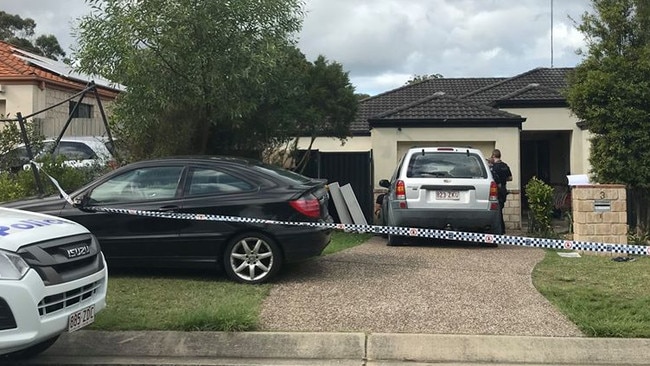 Police investigators at the scene. Picture: 7 News Gold Coast