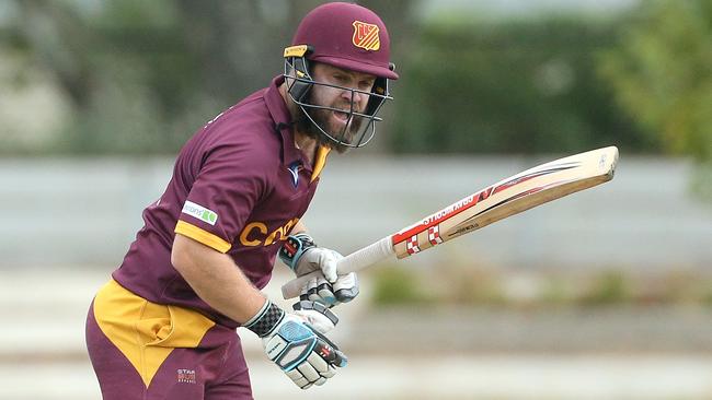 Aaron Shellie in action for Coburg. Picture: Hamish Blair